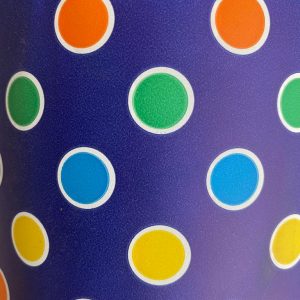Fancy Blue With Polka Dots