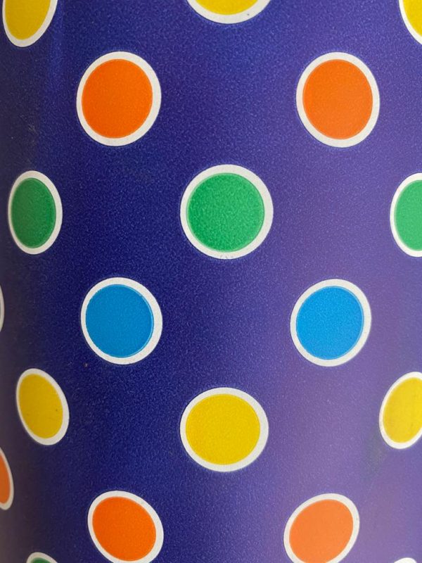 Fancy Blue With Polka Dots
