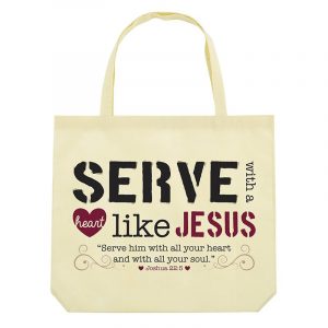 Tote Bag - Srv Hrt Like Jesus Tote-12pk Yc366
