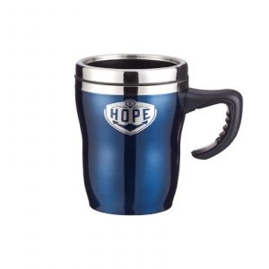Travel Mug Hope Badge Blue - Heb 6:19