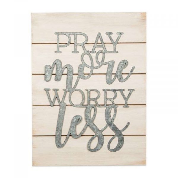 Pray More Pallet Sign