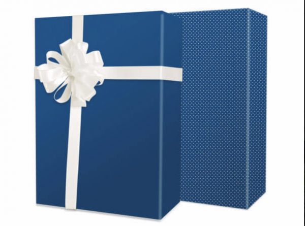 Classic Blue Reversible Gift Wrap Paper