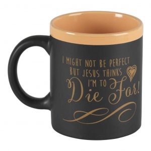 Jesus Thinks Chalkboard Stoneware Mug