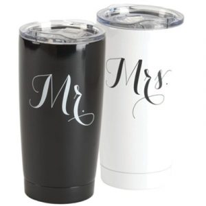 Mr. & Mrs. Travel Tumbler Set Of 2