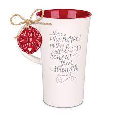 Ceramic Mug-tall Latte-hope In The Lord 18331