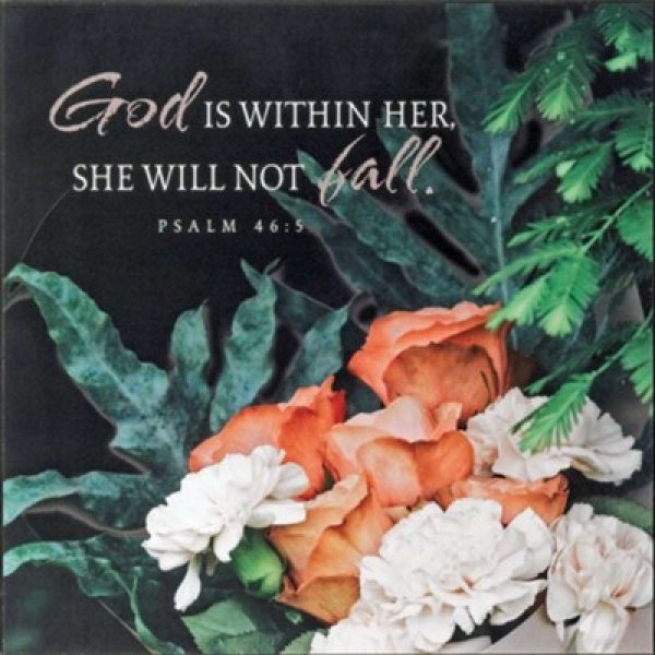 Plq Wall God Is Within Her Ps.46:5