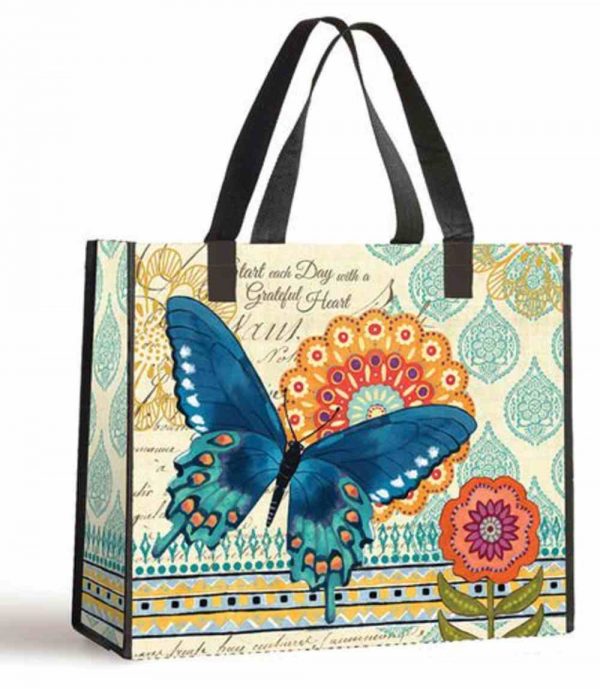 Tote Bag - Nylon Tote: Butterfly Ballard 24059