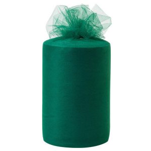 Forest Green Value Tulle Ribbon 6x100