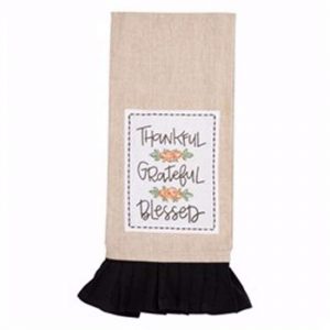 Thankful Grateful Tea Towel