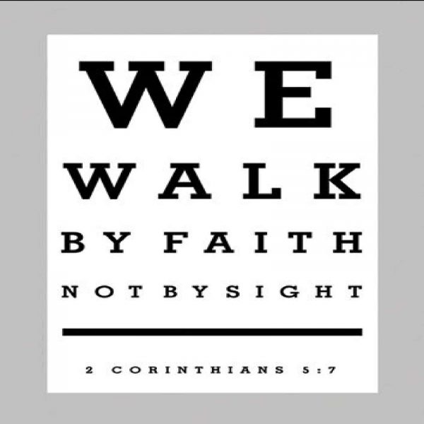 Poster Large -  We Walk By Faith