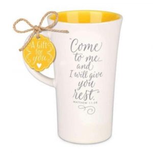 Ceramic Mug-tall Latte-come To Me 18334