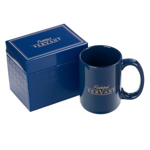 Ceramic Mug-rustic-faithful Servant 18212