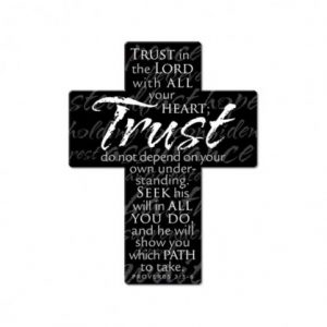 Mini Crosss Magnet -  Trust