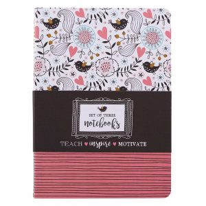 Set Of 3 Notebooks Lg Teacher