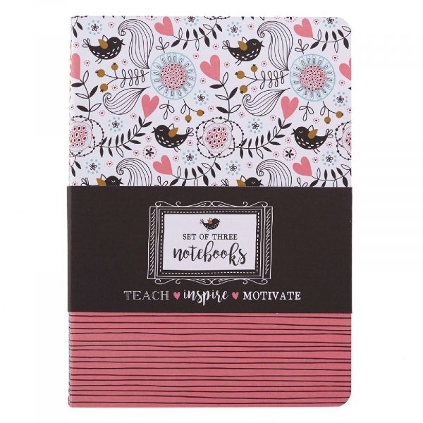 Set Of 3 Notebooks Lg Teacher