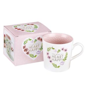 Mug Ceramic You Make My Heart Happy