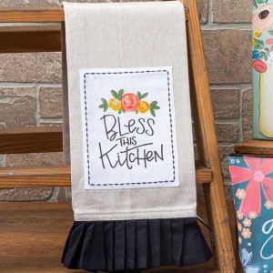 Bless This Kitchen Tea Towel