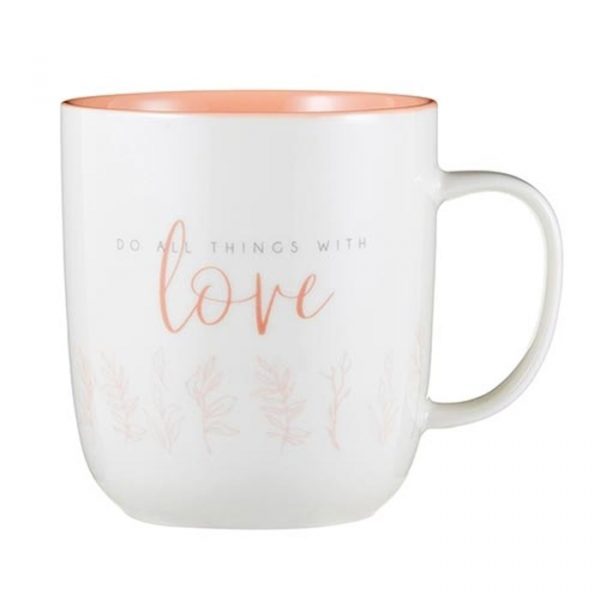 All Things With Love Mug