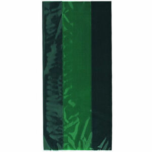 Emerald Green Metallic Cello Tissue 12 Resale Bags