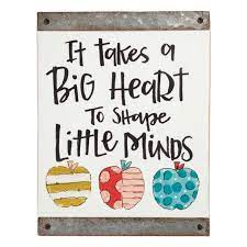 Big Heart Block Sign