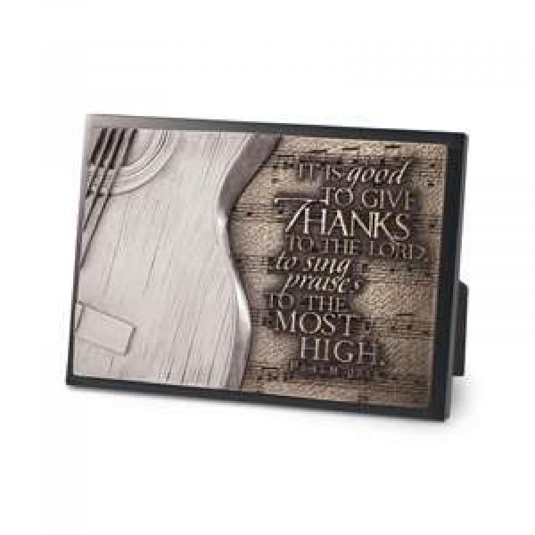 Plaque-sculpture-moments Of Faith-rectangle-guitar 20770
