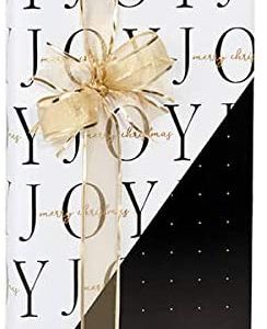 Joyful Christmas Reversible Gift Wrap 24x85 Cr