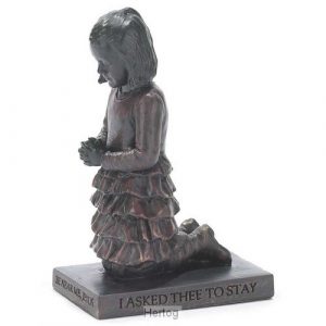 Called To  Pray - Bronze Color Boy Be Near Me Jesus