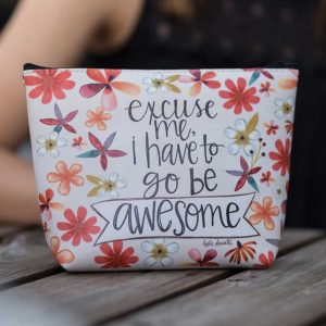 Go Be Awesome Cosmetic Bag