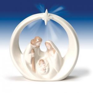 Table Top Plaque -  Porcelain Tabletop Nativity, Small