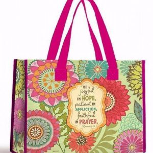 Tote Bag - Nylon Tote: Joyful Flowers 24060