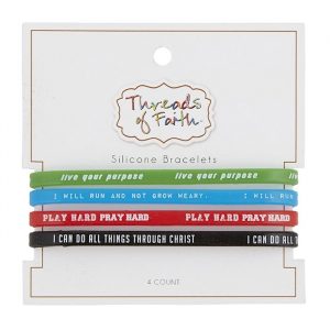 Silicone Bracelet Live 4pk