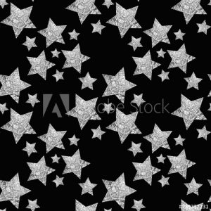 Christmas Reversible Foil Wrap - Silver Stars