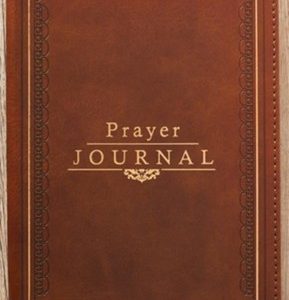 Prayer Journal Faux Leather With Scripture/prayers     Jlp020