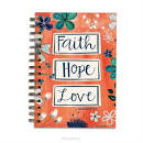 Faith, Hope, Love Spiral Journal