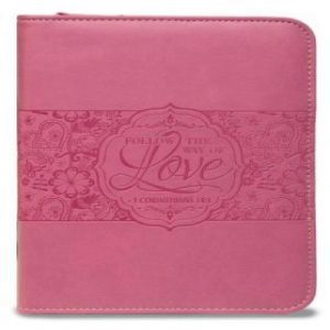 The Way Of Love Rose Divine Details: Zippered Journal