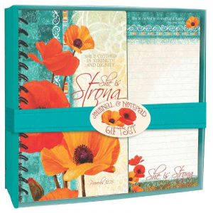 23867 Poppies, Journal & Notepad Giftset (c)