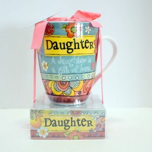Mug With Memo Pad: Daughter. 23778