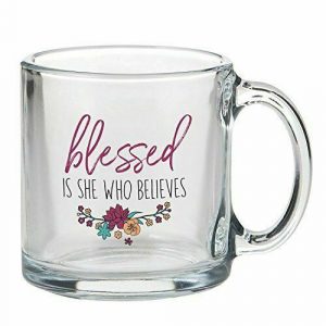 Glass Mug - Blessed Is She