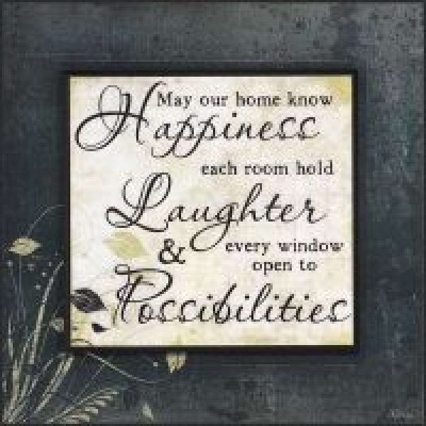 Plaque Knowing Happiness