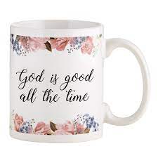 Ceramic Mug - God Is Good Floral Mug-12pk D2075