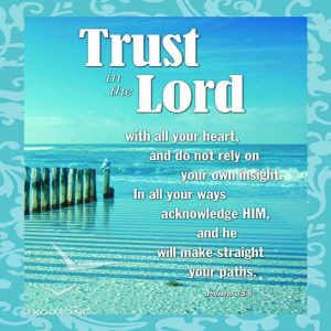 Poster Large -  Trust In The Lord