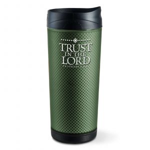 Tumbler Mug-acrylic/plastic-frosted Tall-trust In The Lord 15160
