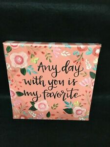 Any Day With You Canvas 8x8