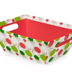 Hip Holiday Dots Market Trays Large 7-1/2x9-7/8x3-1/2"