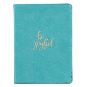 Journal Handy Teal Be Joyful