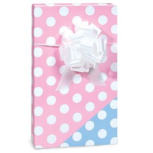 Baby Dots Reversible Gift Wrap Paper
