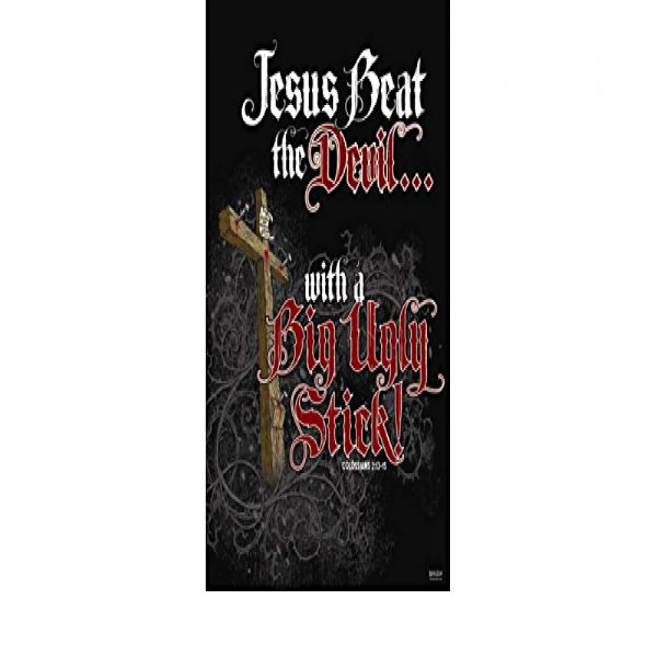 Poster Large -  Jesus Beat The Devil