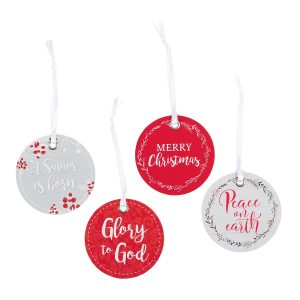 Gift Tags Assorted 16 Pc Christmas