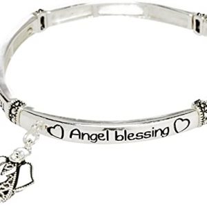 Jewelry: Angel Blessing Bracelet, Silver (closeout)