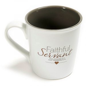 Ceramic Mug-faithful Servant Ii-cream 18214